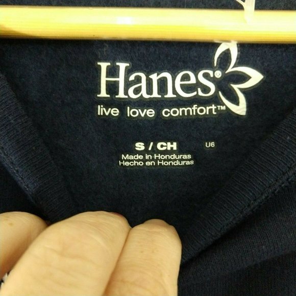 Ugly Christmas Sweatshirt Navy In It For The small - Picture 4 of 6